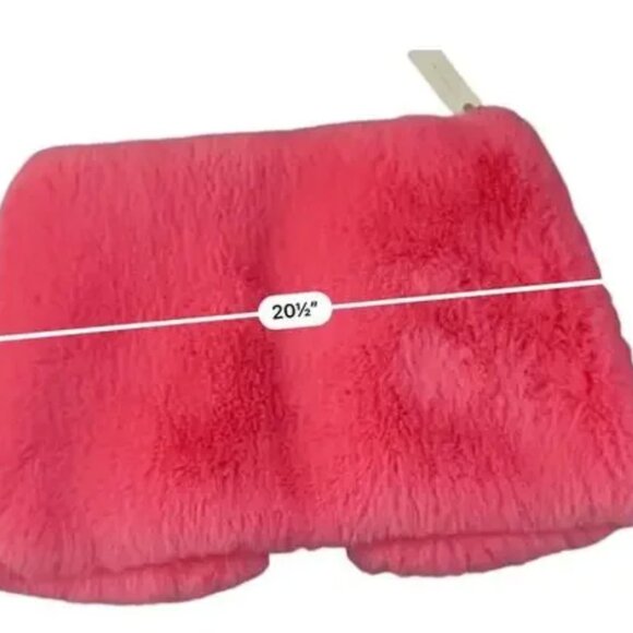 Maeve Anthropologie Electric Fuschia Pink Faux Fur - OS - Picture 5 of 7